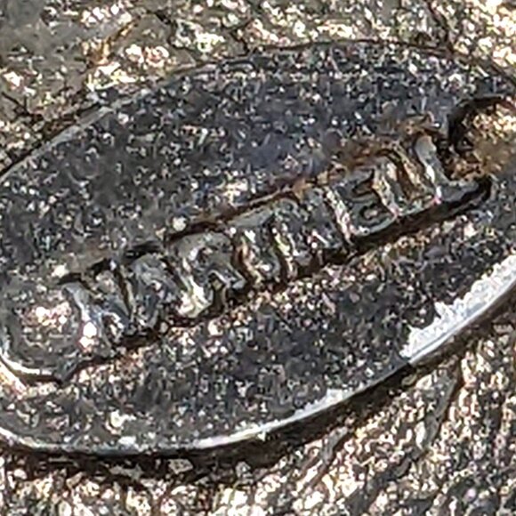 Vintage 90s Hartnell Belt Brown Alligator Grain Calfskin Leather Silver Buckle - Picture 6 of 13